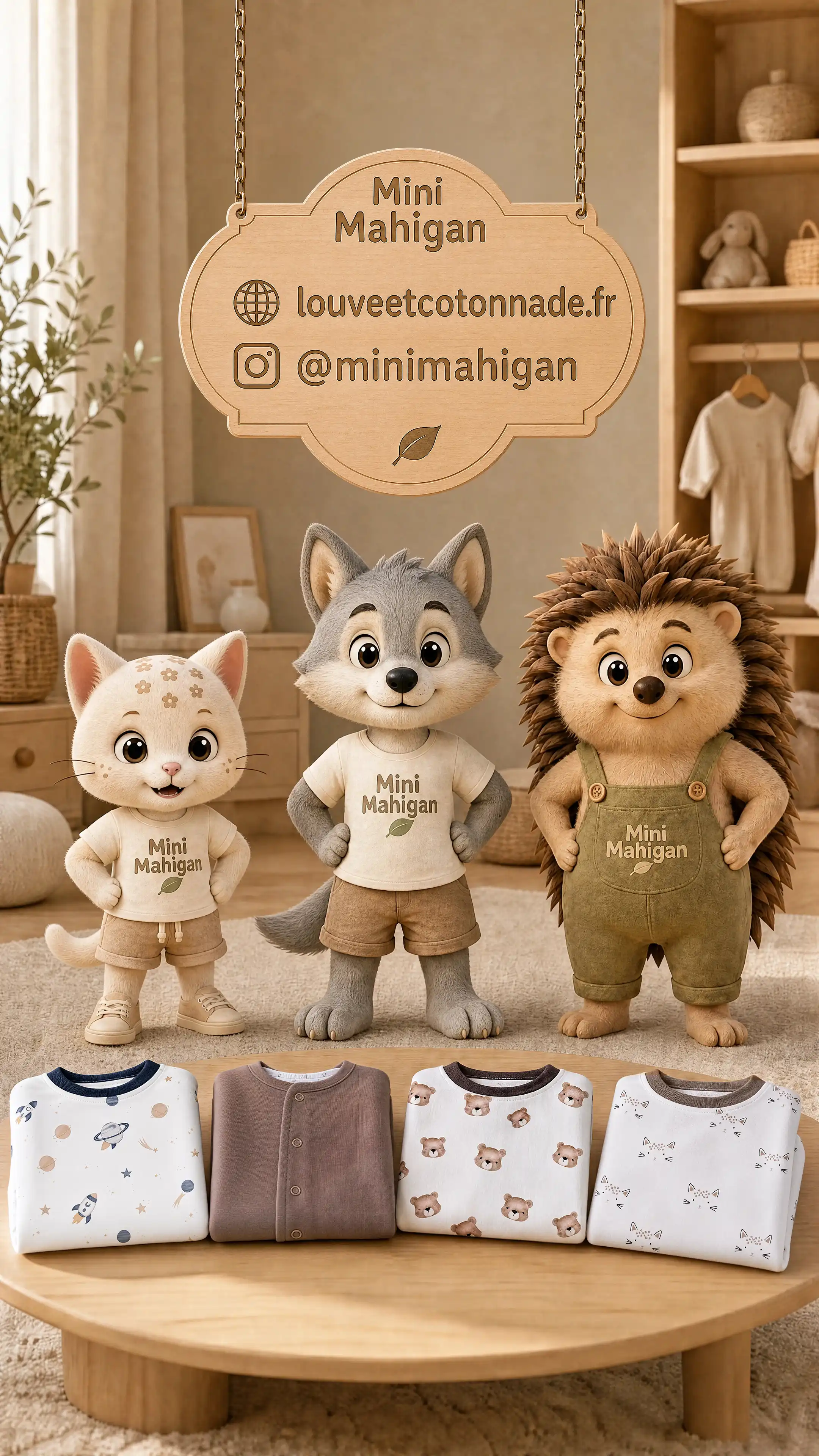 Les mascottes Mini Mahigan — Mini Mahigan
